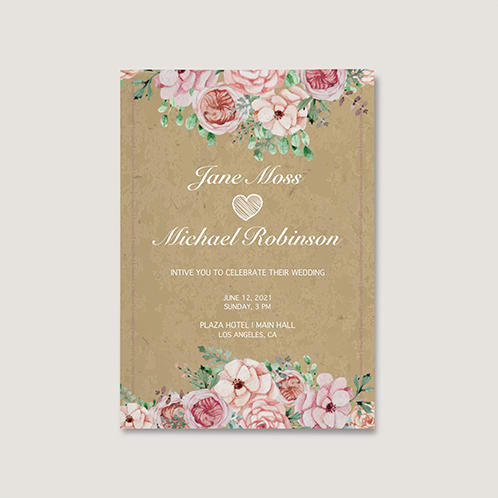Vintage Wedding Invitation