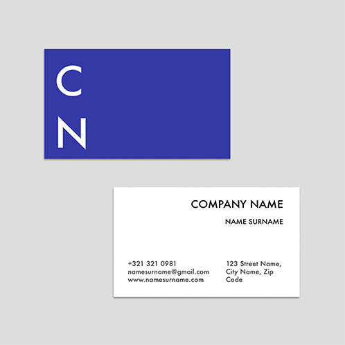 Violet Blue Business Card