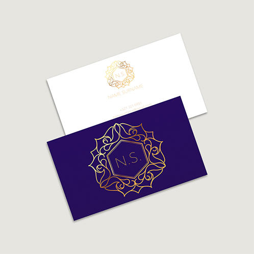 Violet Business Card