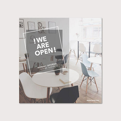 We are Open Social Media Post