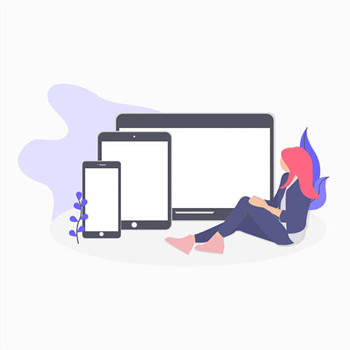Web Devices Illustration