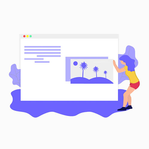 Website Setup Illustration