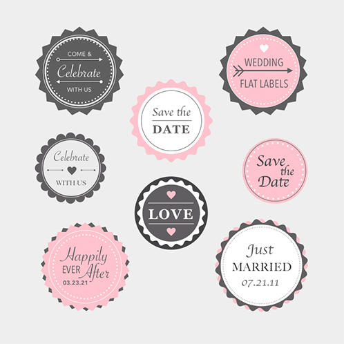 Wedding Badges