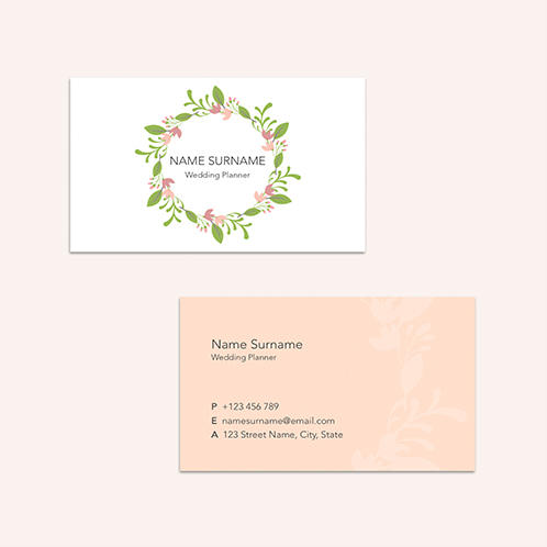 Wedding Planner Business Card