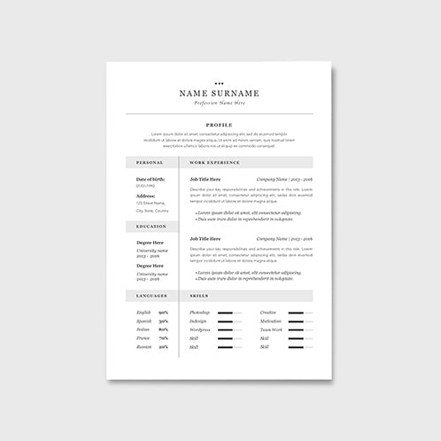 White Mist Resume
