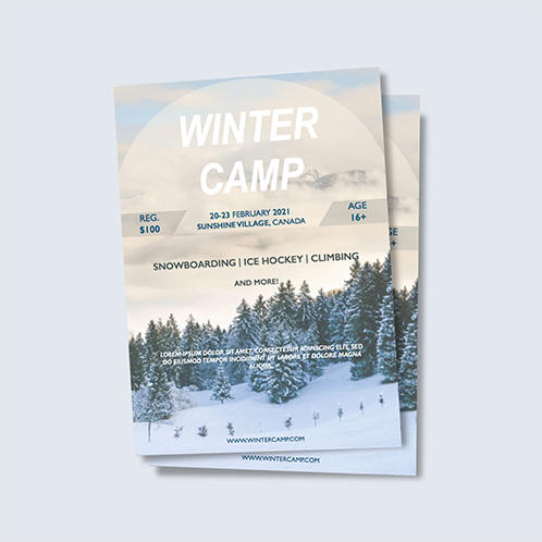 Winter Camp Flyer