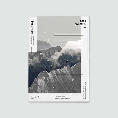 Winter Camping Flyer
