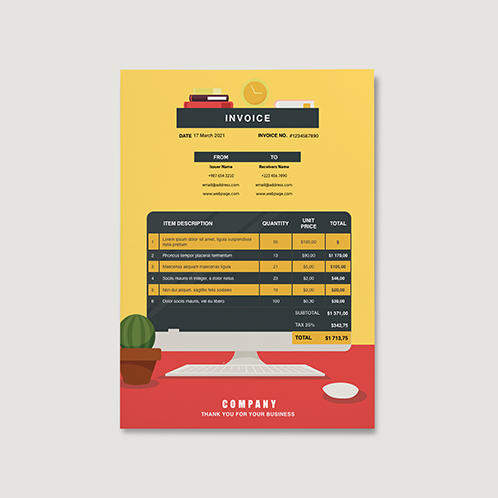 Workspace Invoice 01