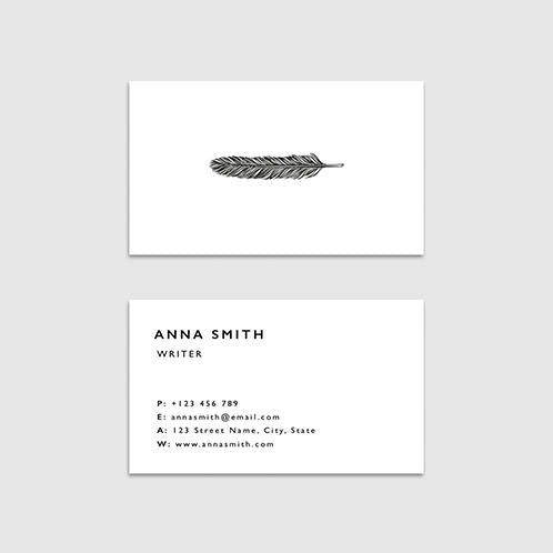 Writer Business Card 01
