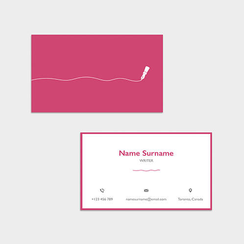 Writer Business Card 02
