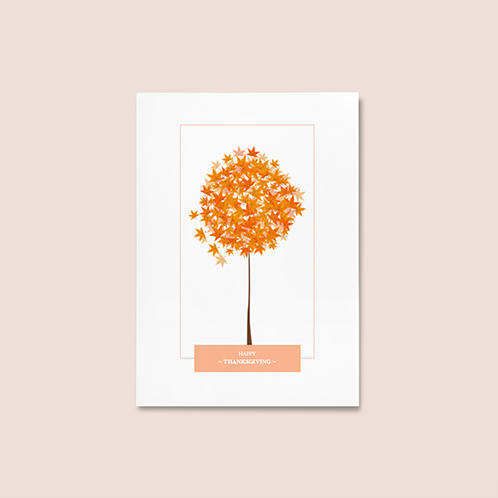 Autumn Tree Thanksgiving Card