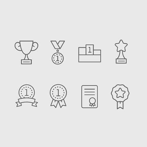 Awards Line Icons