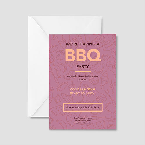 BBQ Party invitation