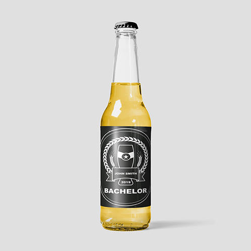 Bachelor Beer Label