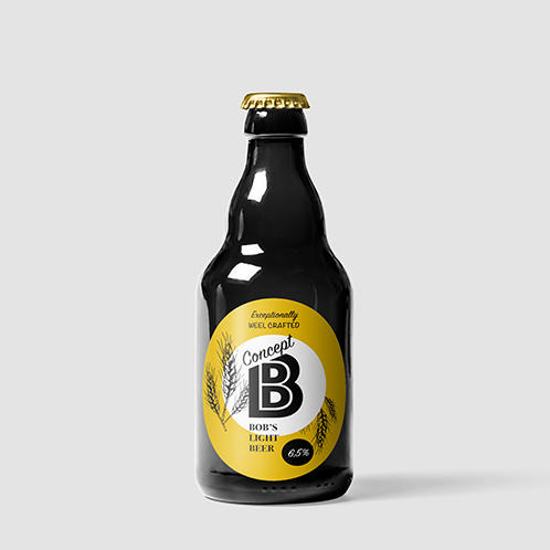 Barley Beer Oval Label