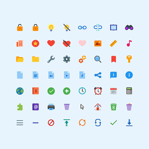 Basic Color Icons