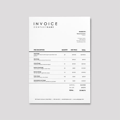 Basic Invoice 04