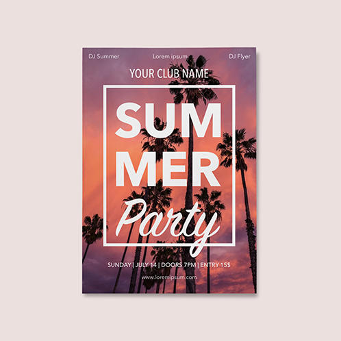 Beach Party Flyer 01