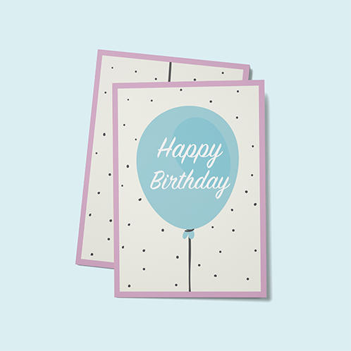 Birthday Balloon Card