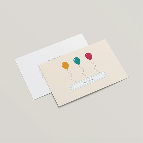 Birthday Balloons Card