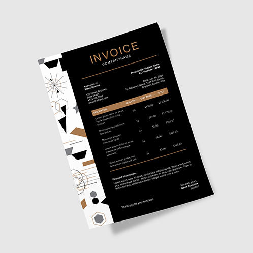 Black Invoice 01