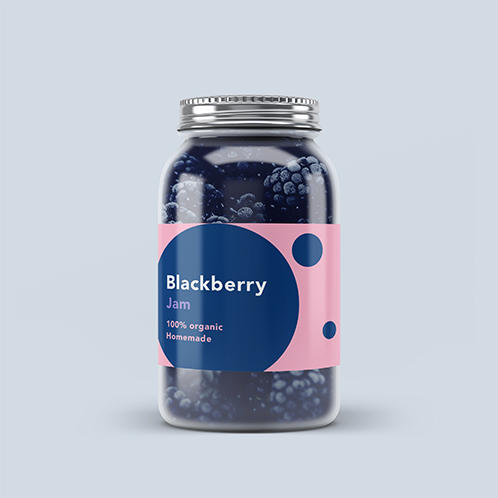 Blackberry Jam Jar Label