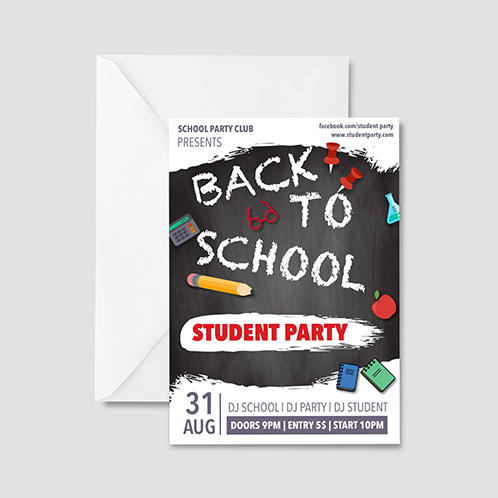 Board Student Party Invitation