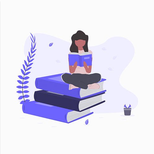 Book Lover Illustration