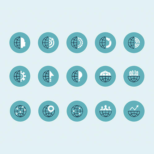 Business Circle Icons