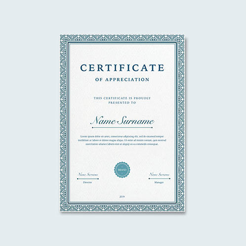 Casual Certificate
