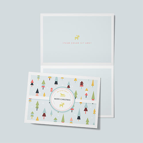 Christmas Fir Pattern Card