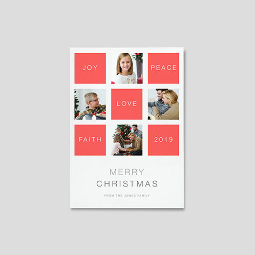 Christmas Joy Photo Card