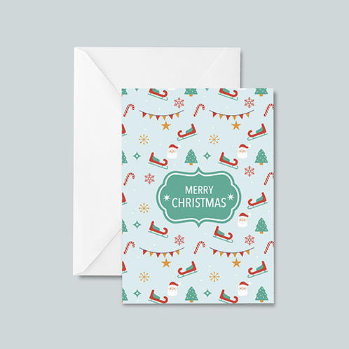 Christmas Pattern Card 02