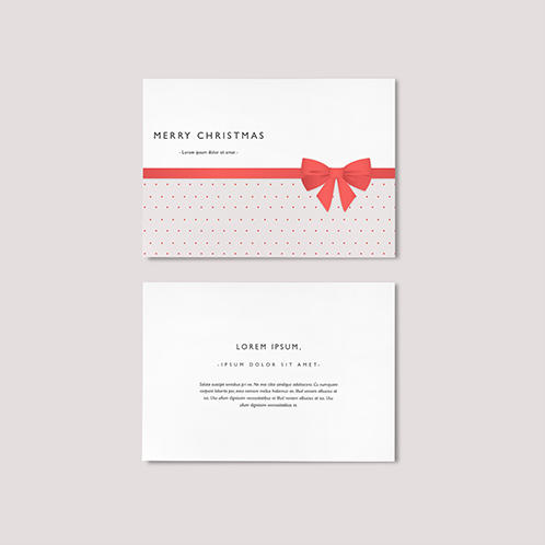 Christmas Ribbon Card