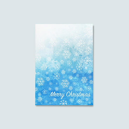 Christmas Winter Snowflakes Card