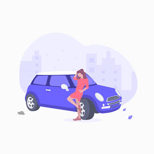 City Driver Illustration