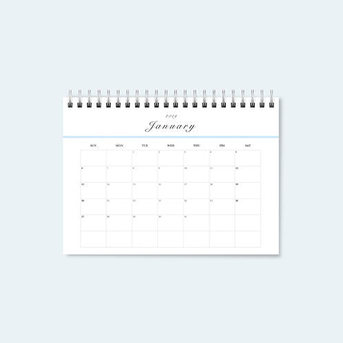 Clean Monthly Planner