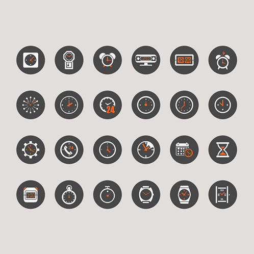 Clock Icons