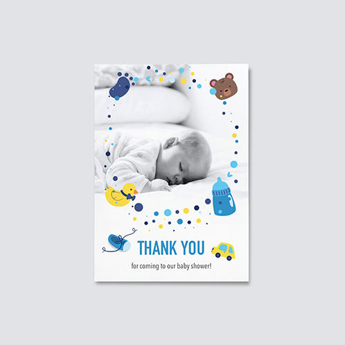 Decorative Baby Shower Thank You Card