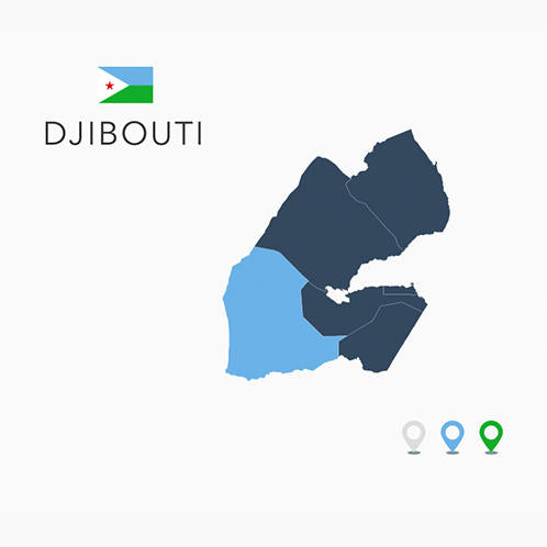 Djibouti Map