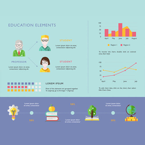 Education Elements Infographic