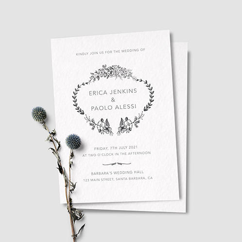Elegant Wedding Invitation