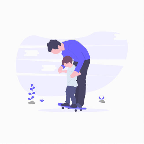 Fatherhood Illustration