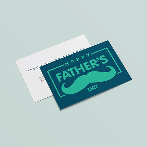 Father's Day Mustache Card