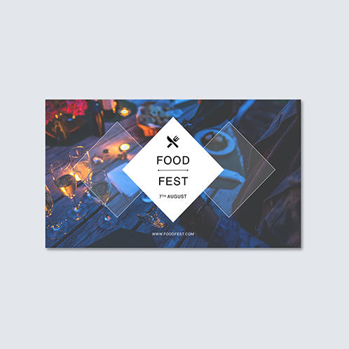 Food Fest Facebook Cover