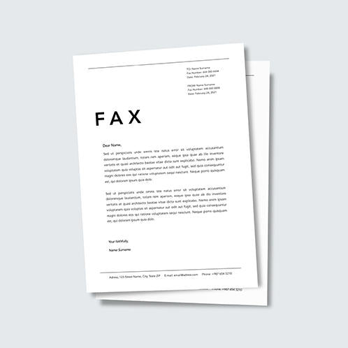 Formal Fax