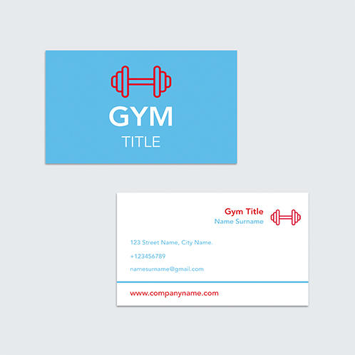 Gym Business Card