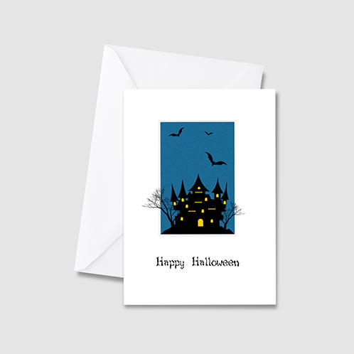 Halloween Castle Card