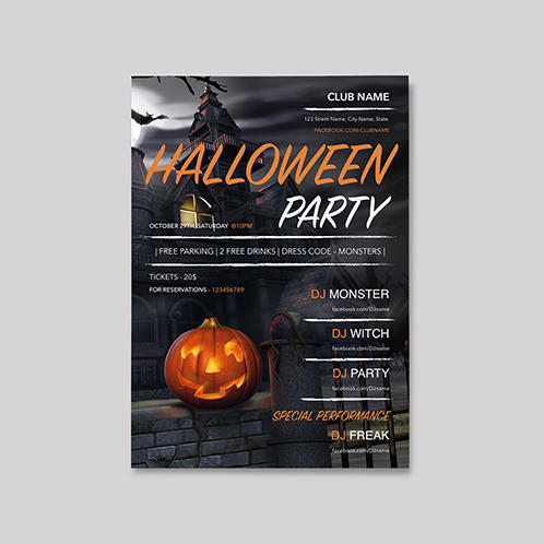 Halloween Party Flyer 02