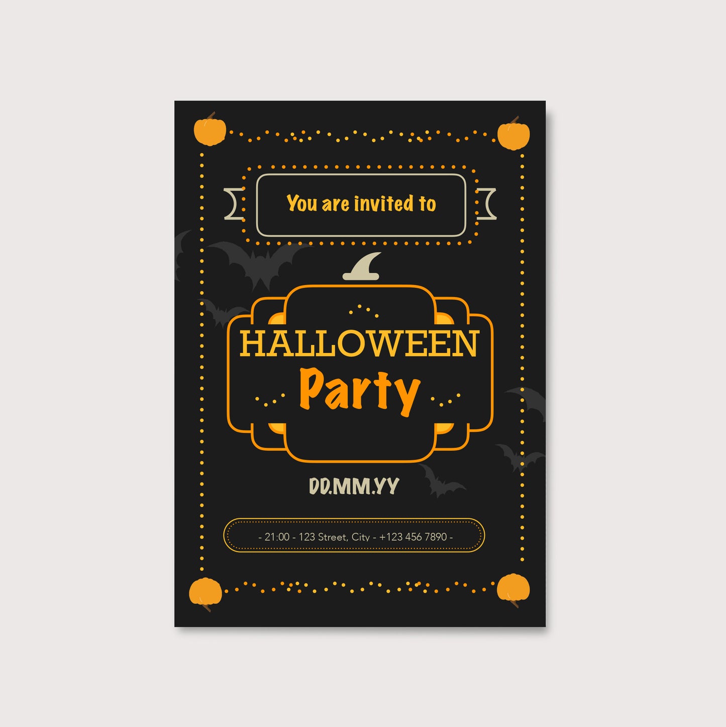 Halloween Party Invitation 01